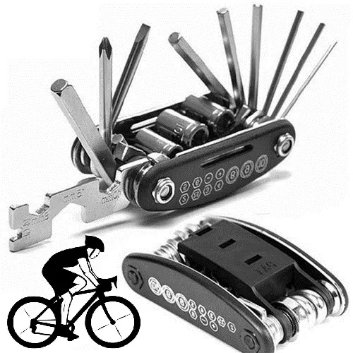 Multifunctional bike pocket repair tools